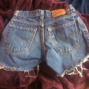 Vintage Levi's High Waisted Shorts
